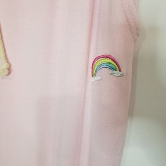 Honeydew Pink Sweatpants with Rainbow Patch Size Large - Picture 4 of 7
